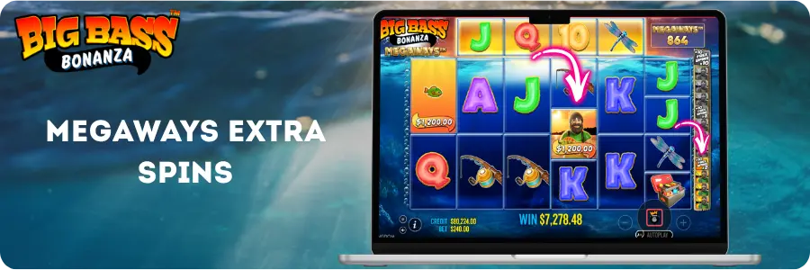 BigBass Megaways Extra Spins